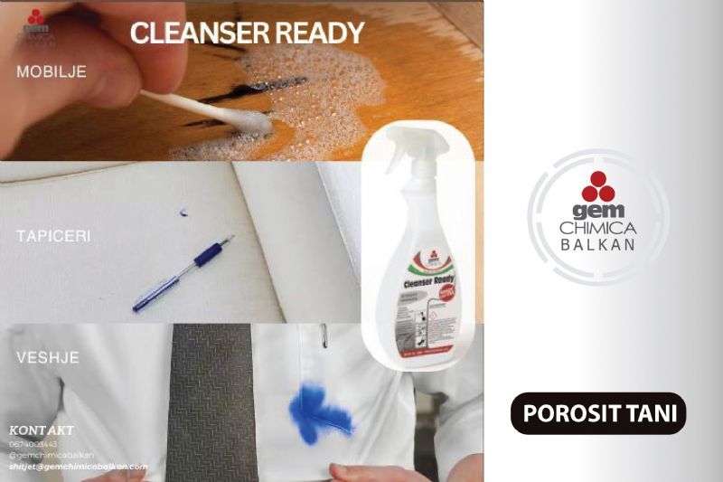 Cleanser READY solucion per heqjen e njollave, Pastrues profesional per ...